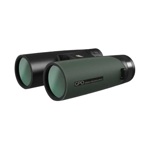 "GPO Passion ED 8x42 Binoculars in Green — 426ft Field of View Extra Low Dispersion Hunting Binos"