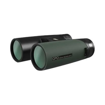 "GPO Passion ED 8x42 Binoculars in Green — 426ft Field of View Extra Low Dispersion Hunting Binos"